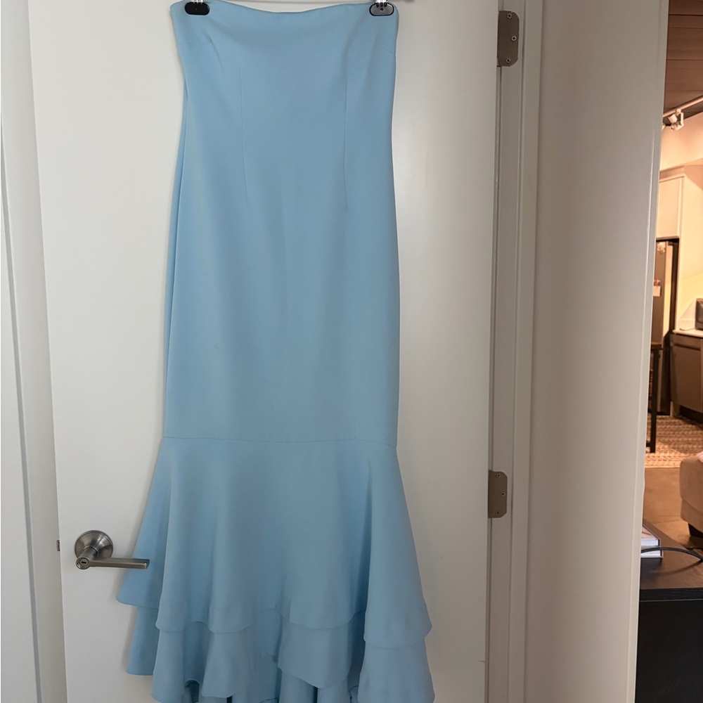 Lovers + Friends Light Blue Midi Dress